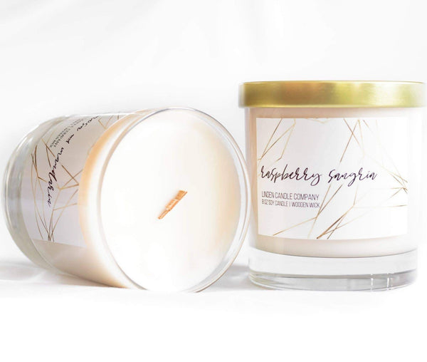 8oz Raspberry Sangria Candle - Rebel Vine Boutique