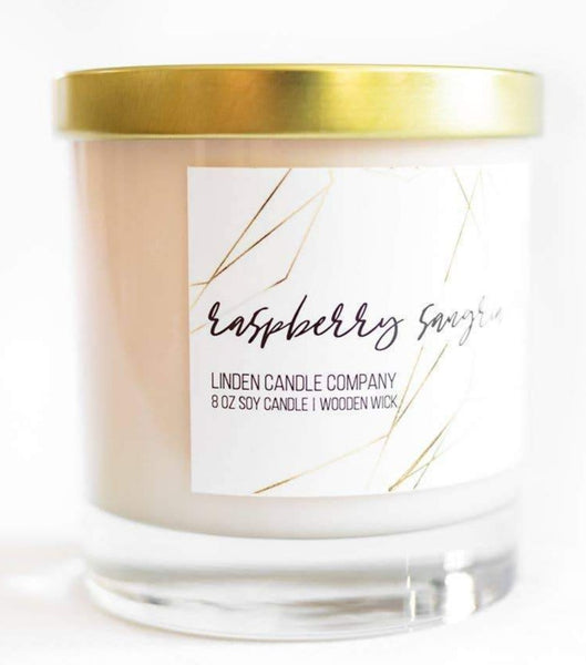 8oz Raspberry Sangria Candle - Rebel Vine Boutique