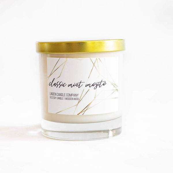 8oz Classic Mint Mojito Candle - Rebel Vine Boutique