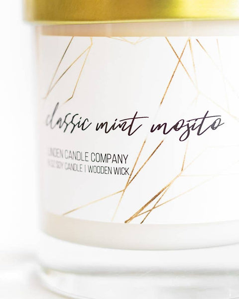 8oz Classic Mint Mojito Candle - Rebel Vine Boutique