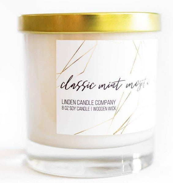 8oz Classic Mint Mojito Candle - Rebel Vine Boutique