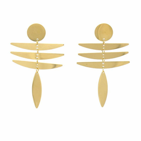 18k Gold Fringe Earrings - Rebel Vine Boutique