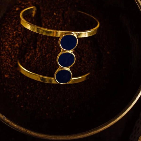 Tri-Moon Cuff - Cobalt - Rebel Vine Boutique