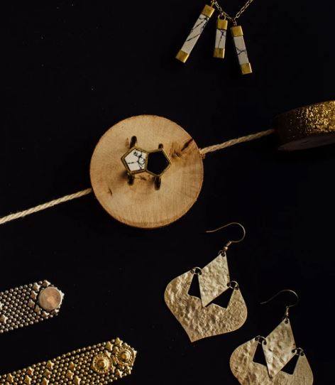 Angled Polygon Ring - Rebel Vine Boutique