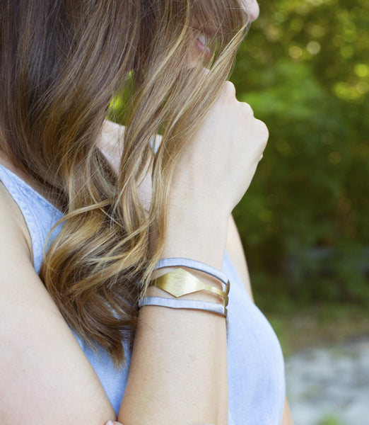 Kaia Cuff - Gray - Rebel Vine Boutique