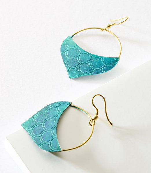Jaladhi Mermaid Earrings - Rebel Vine Boutique