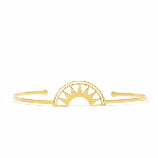 Dawn Rising Sun Golden Bracelet - Rebel Vine Boutique
