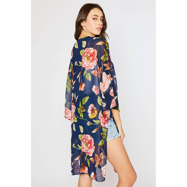 Camelia Chiffon Kimono - Almond - Rebel Vine Boutique