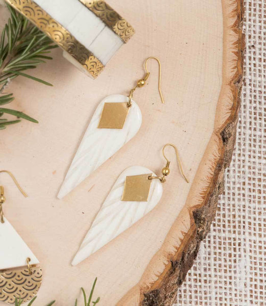 Anika Earrings - Wings - Rebel Vine Boutique