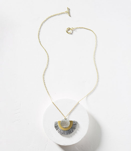 Vitana Cosmos Necklace - Gray - Rebel Vine Boutique