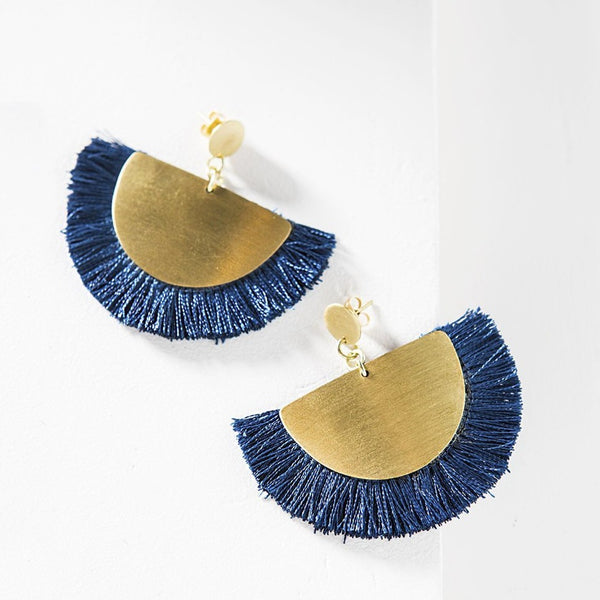 Vitana Cosmos Earrings - Blue - Rebel Vine Boutique