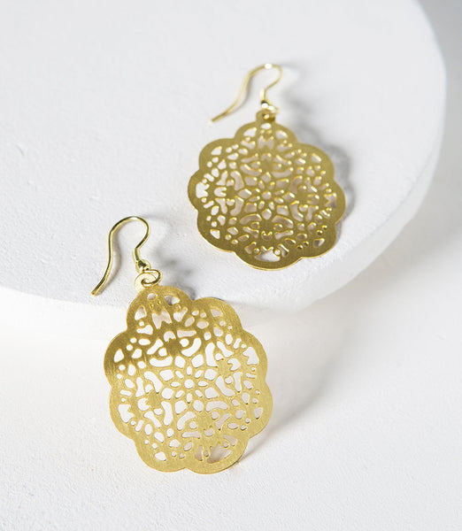 Viti Goldtone Earrings - Rebel Vine Boutique