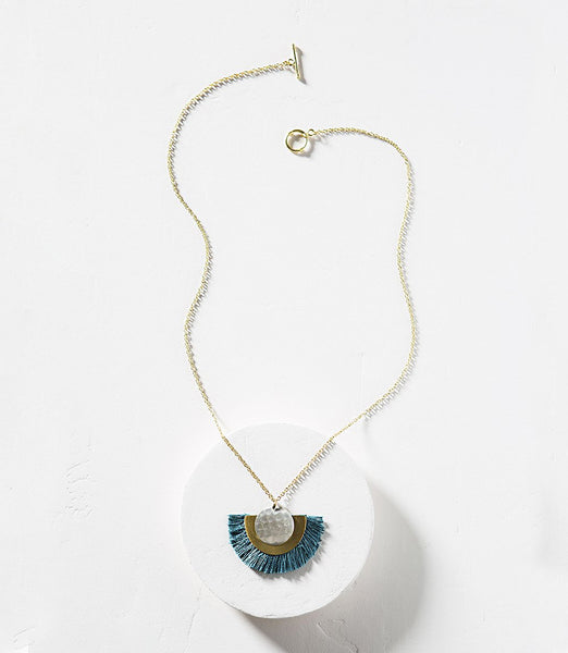 Vitana Cosmos Necklace - Teal - Rebel Vine Boutique