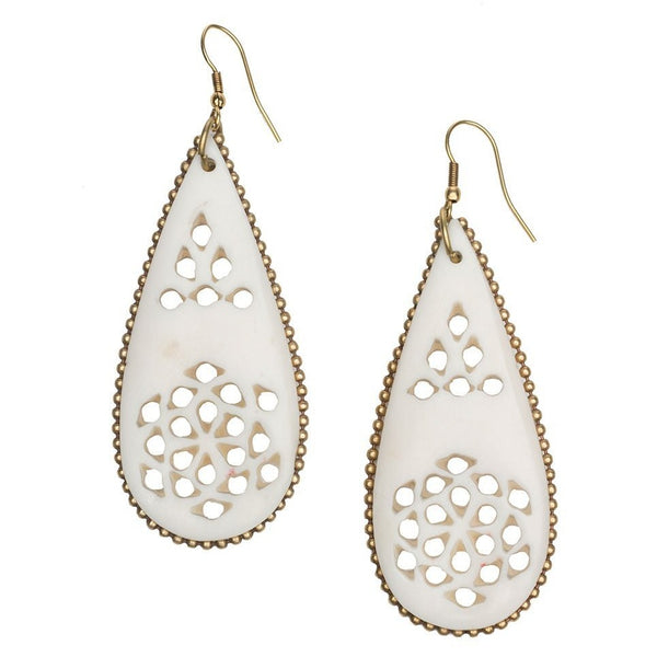 Anika Earrings - Filigree Teardrop - Rebel Vine Boutique