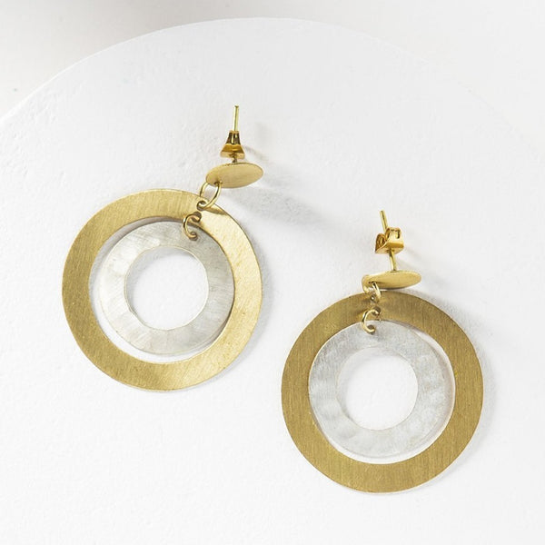 Vitana Silver Glow Earrings - Rebel Vine Boutique