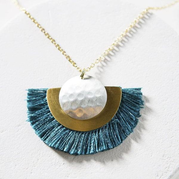 Vitana Cosmos Necklace - Teal - Rebel Vine Boutique