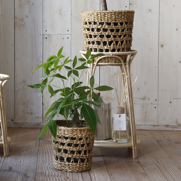 Seagrass Open-Weave Planter Cover for 5- and 6-Size Pots (2 Sizes)