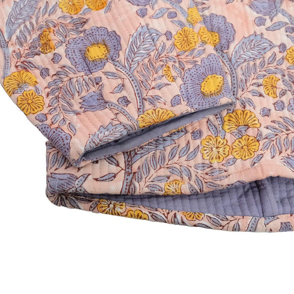 Block-Print Quilted Jacket – Poppy