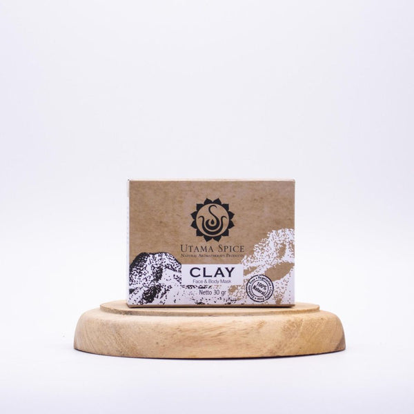 Natural Clay Face & Body Mask, 30 g