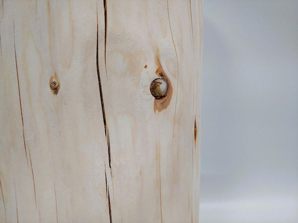 Hokkaido Fir Log Stool – Natural Character