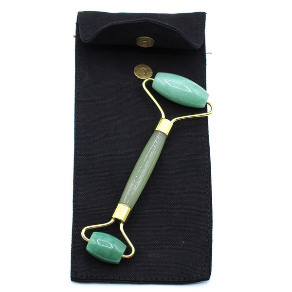 Gemstone Face Roller - Jade with Pouch