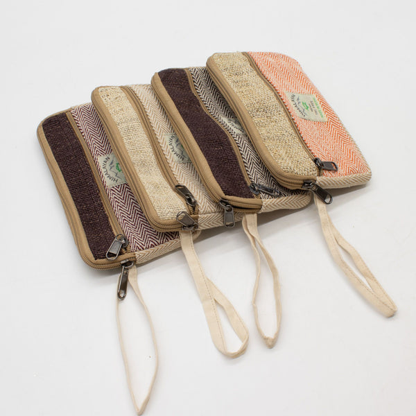 Hemp Phone/Tobacco/Anything Zip Pouch (assorted)