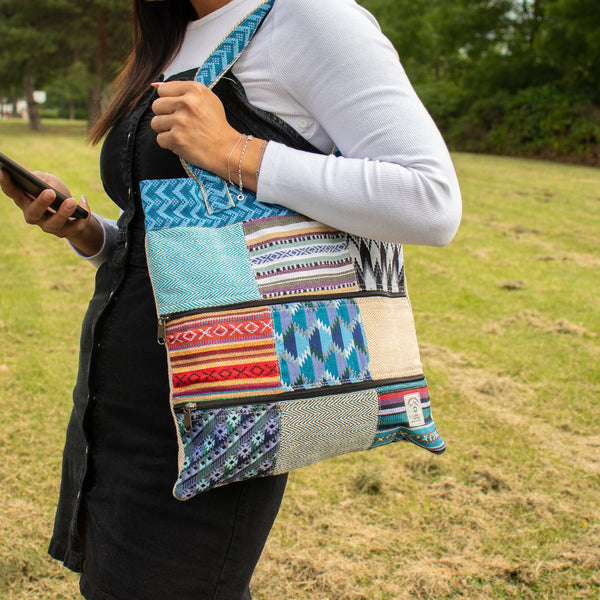 Patchwork Kathmandu Tote Bag - Dhaka Design
