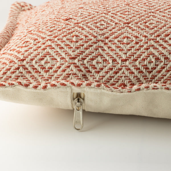 30x50cm pillow - Burgundy Squares cover