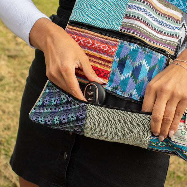Patchwork Kathmandu Tote Bag - Dhaka Design