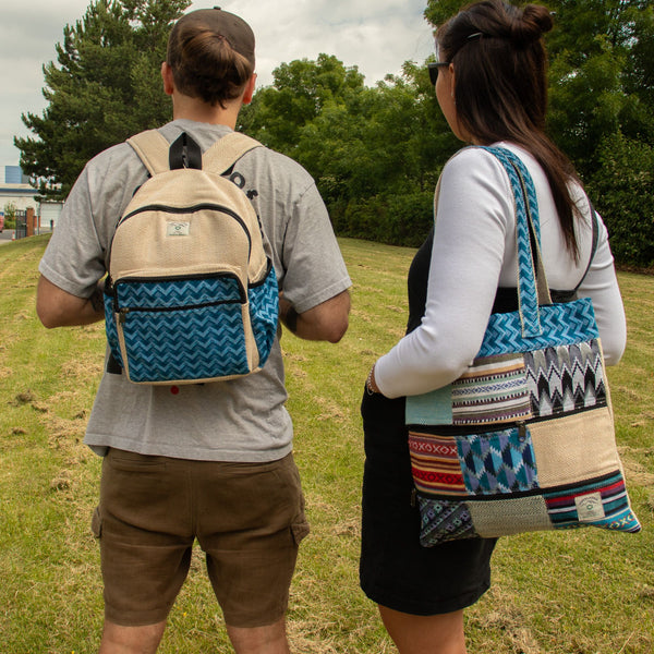 Patchwork Kathmandu Tote Bag - Dhaka Design