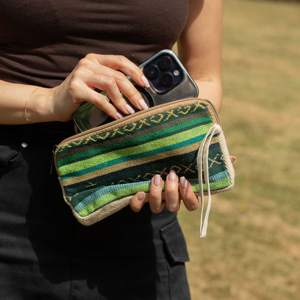 Hemp Phone/Tobacco/Anything Zip Pouch (assorted)