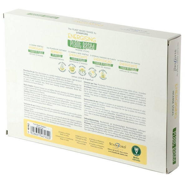 Plant Based Incense Sticks - Energizing