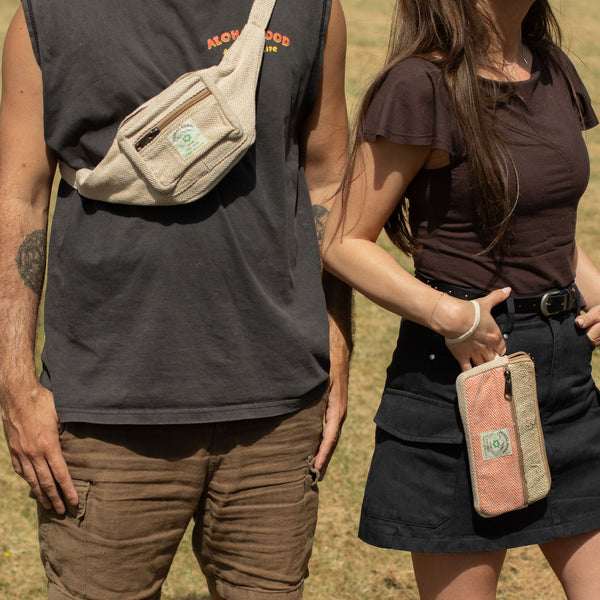 Hemp Phone/Tobacco/Anything Zip Pouch (assorted)