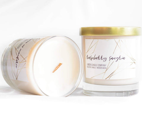 8oz Raspberry Sangria Candle - Rebel Vine Boutique