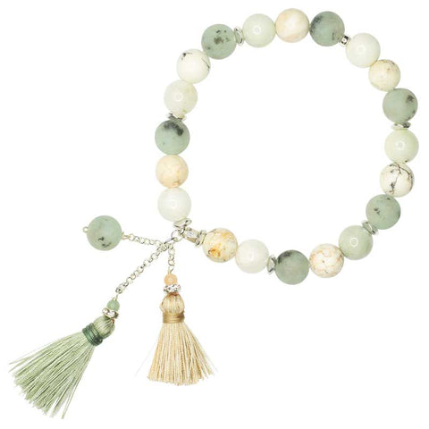 Mia Thai Mala Bracelet - Wild Sage - Rebel Vine Boutique
