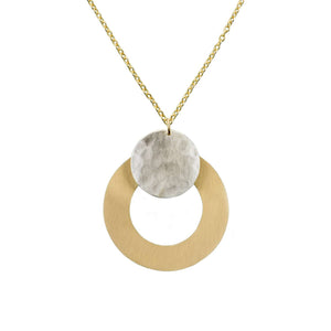 Vitana Necklace - Deco Disc - Rebel Vine Boutique