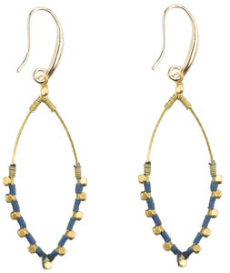 Jane Oval Earrings  - Oceana - Rebel Vine Boutique