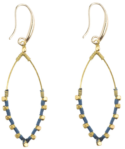 Jane Oval Earrings  - Oceana - Rebel Vine Boutique